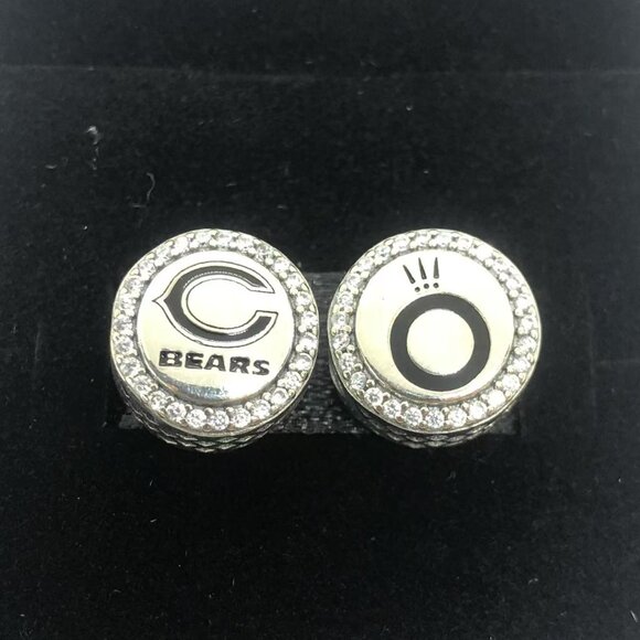 ✨🔥Pandora Chicago Bears Exclusive Dangle Charm S925 Sterling Silver - Picture 1 of 1